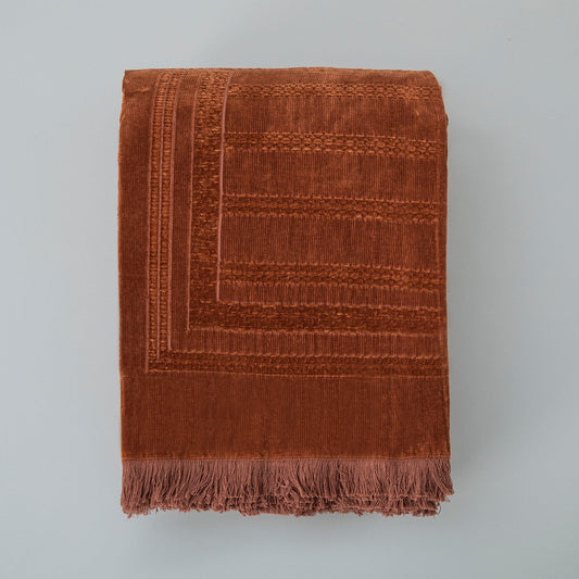 Bedsprei Set | Especial - Kaneelbruin | Linnen & Katoen - Pure Harmony