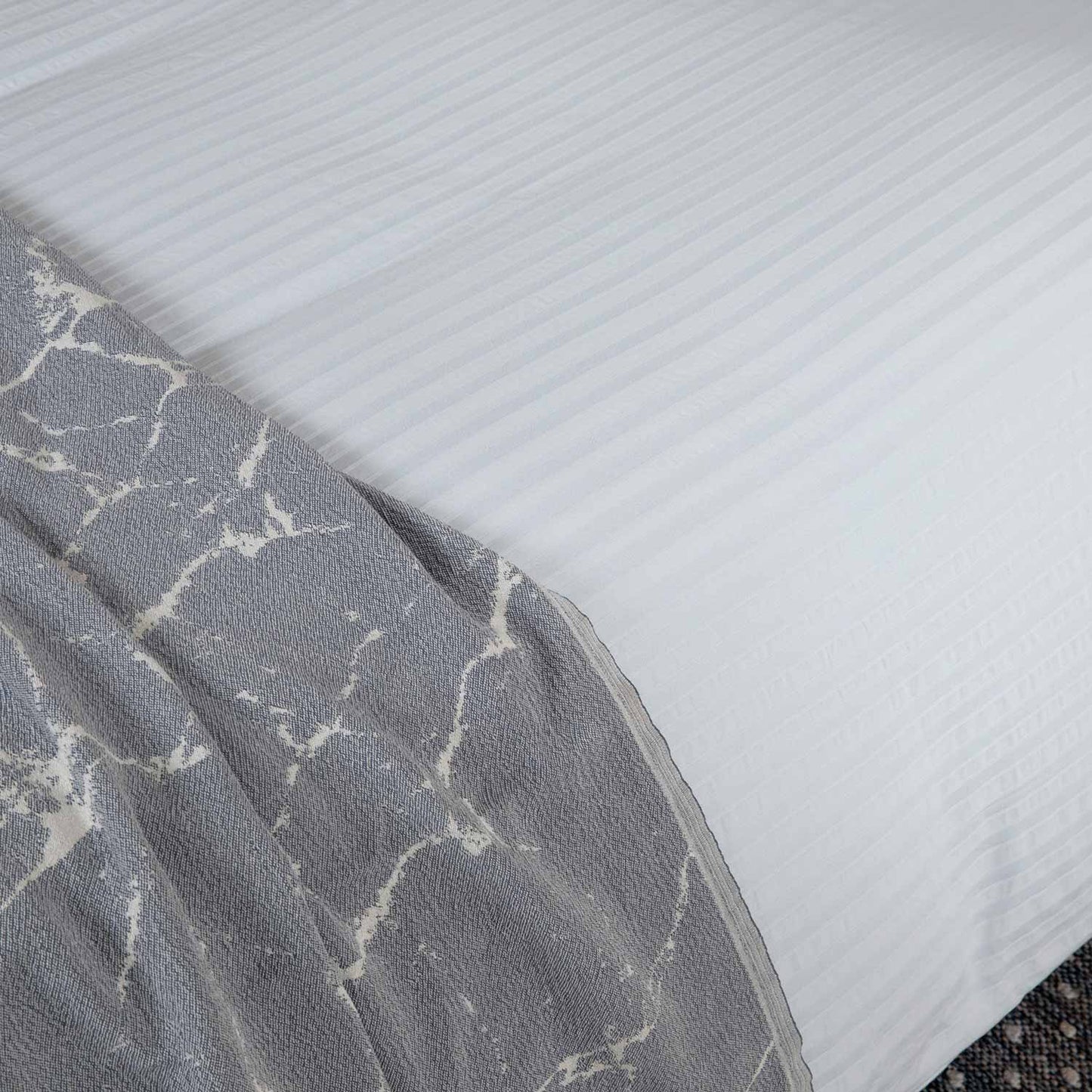 Dekbedovertrekset | Claudia - Rookgrijs | Bamboe & Katoen - Pure Harmony