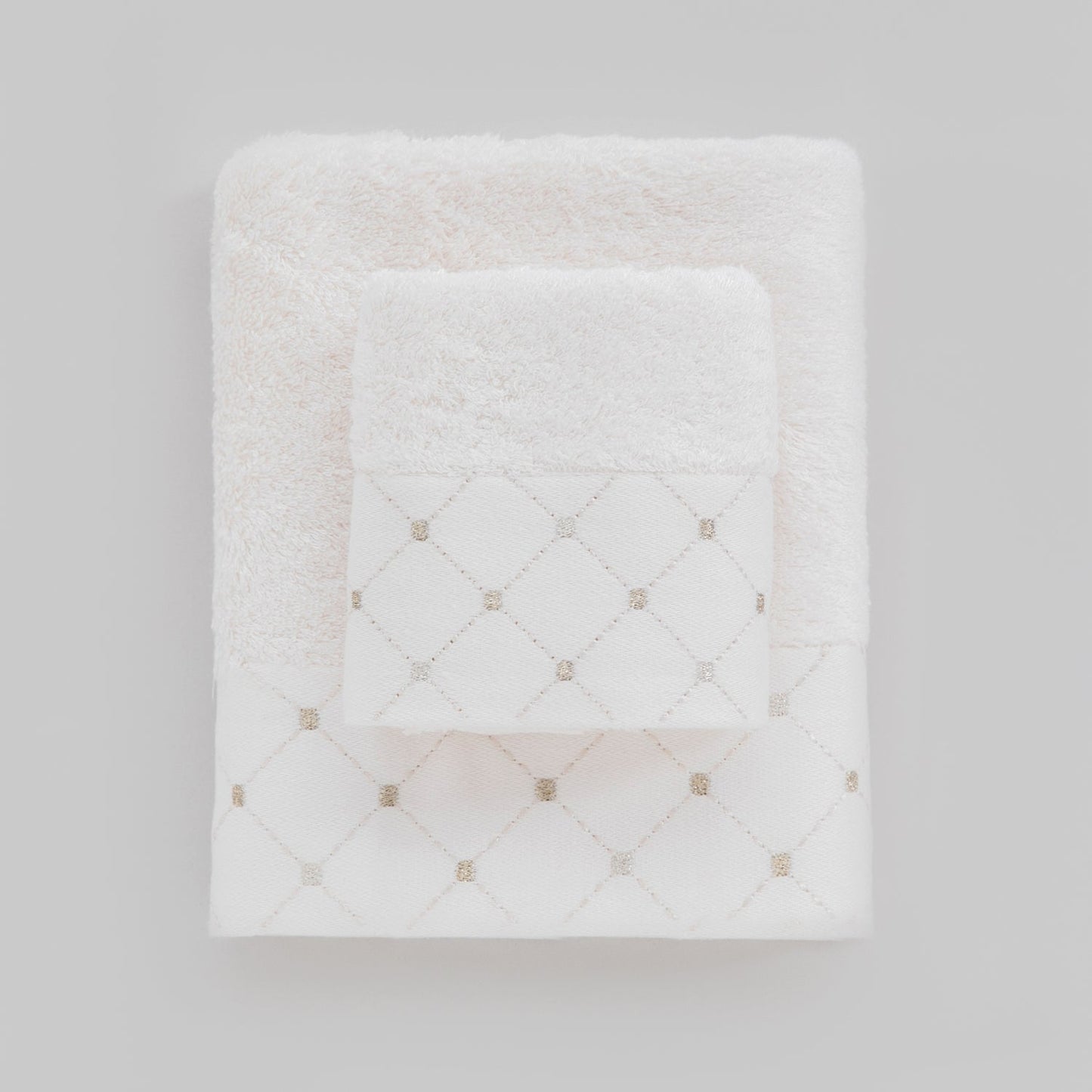 Handdoek | Cela - Ecru | Bamboe & Katoen - Pure Harmony