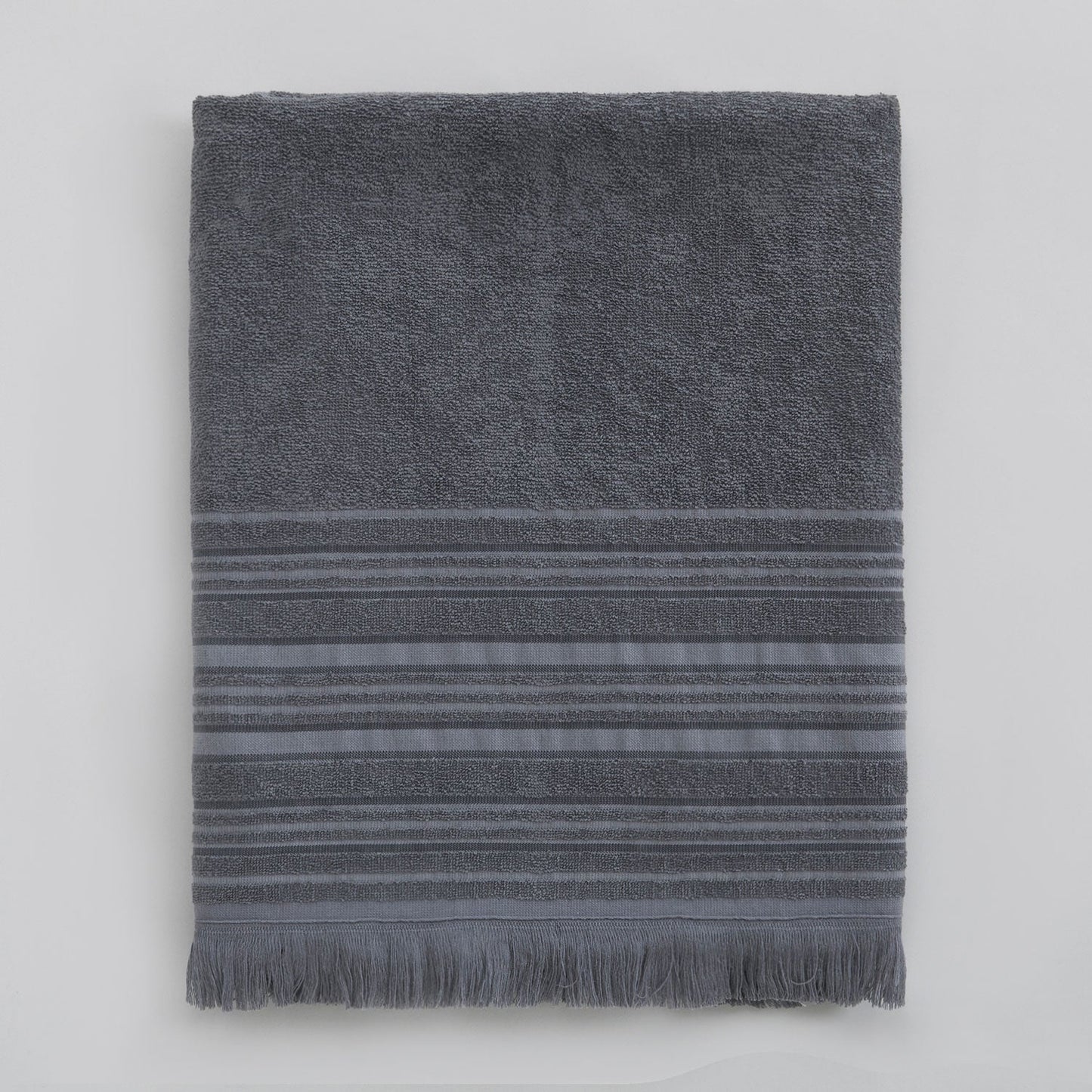 Handdoek | Derin - Asgrijs | Bamboe & Katoen - Pure Harmony