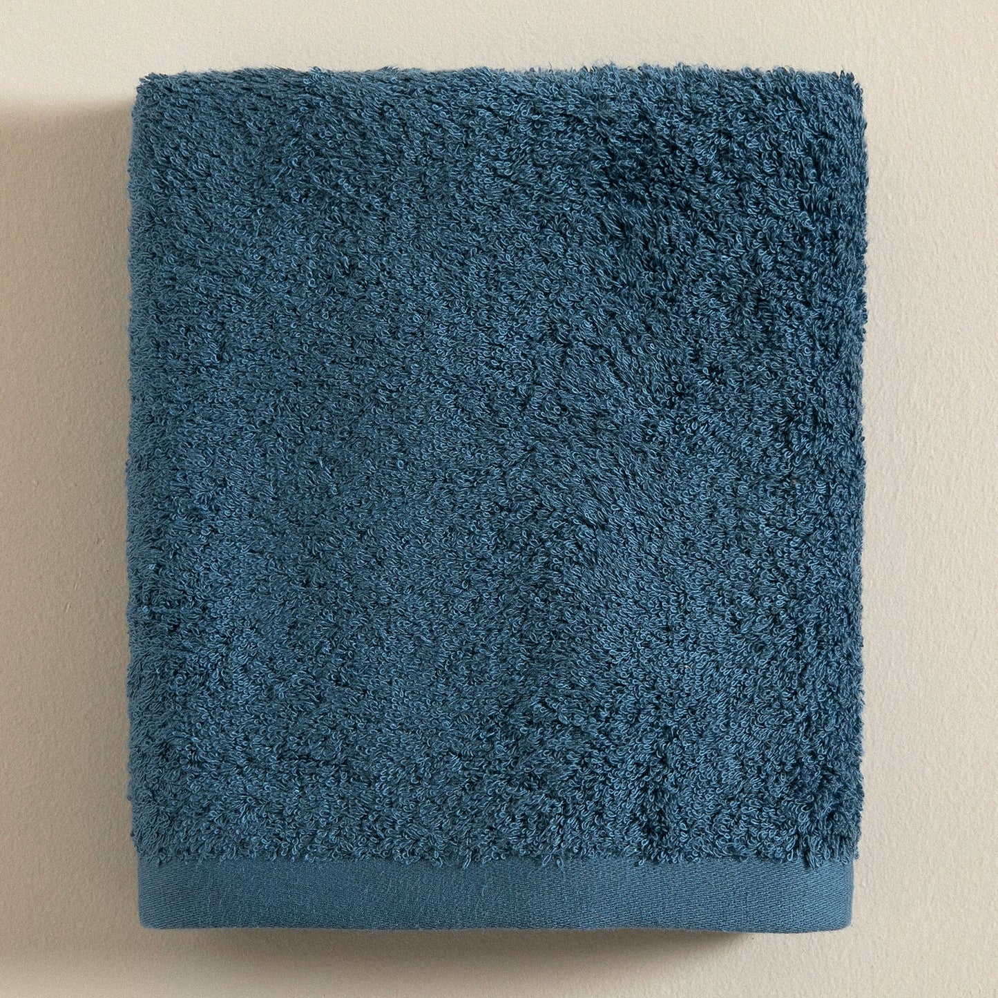 Handdoek | Solid - Donkerblauw | Bamboe & Katoen - Pure Harmony