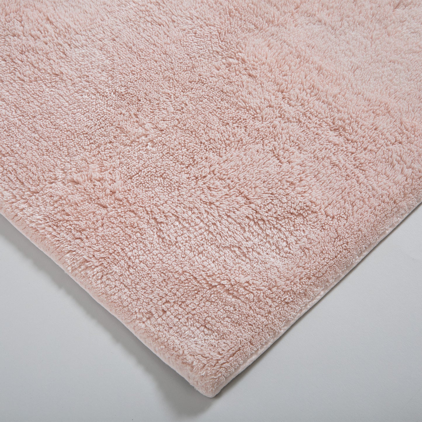 Tapis de bain | Solide - Rose clair | Bambou & Coton