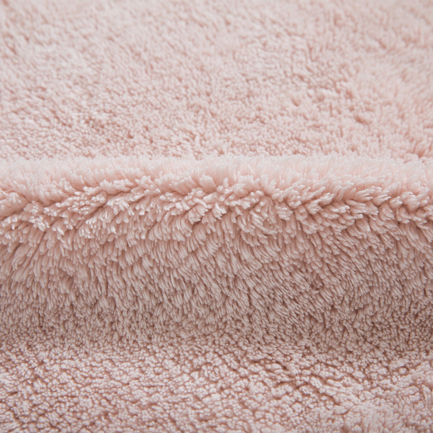 Tapis de bain | Solide - Rose clair | Bambou & Coton