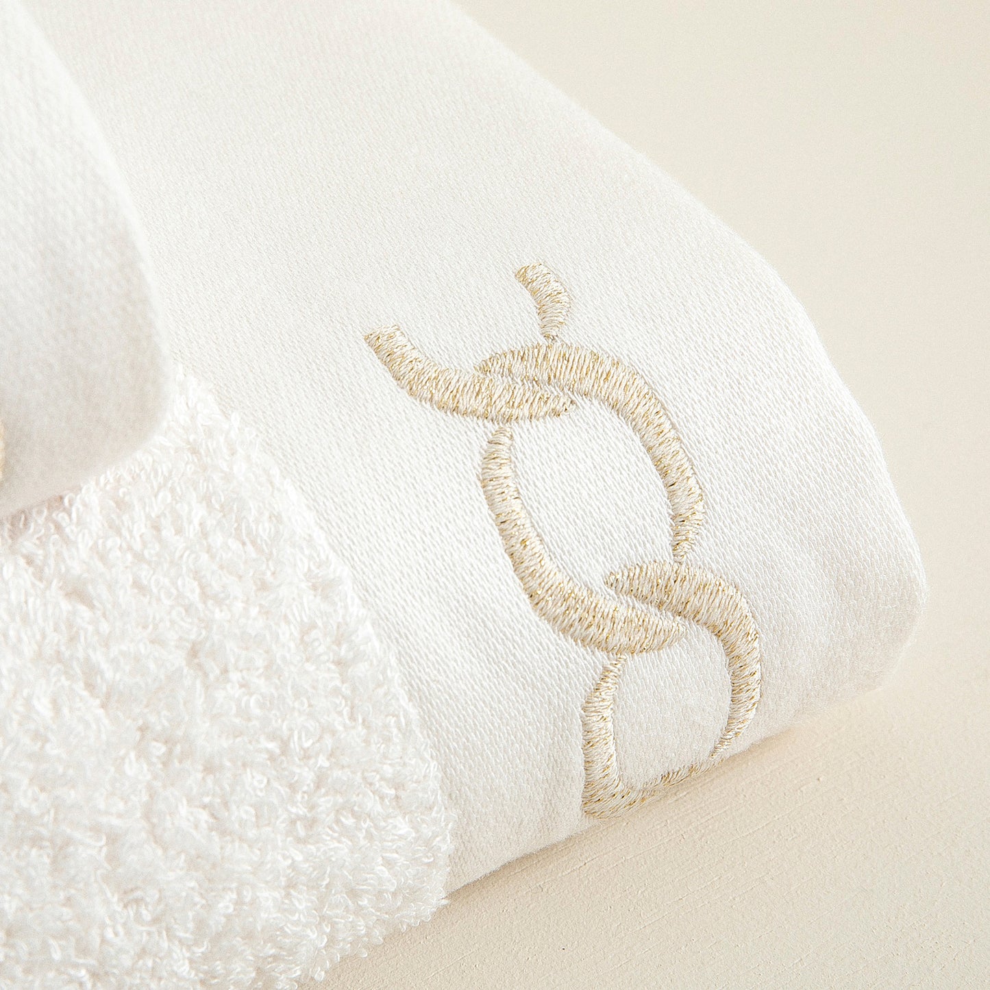 Towel | Corrente - Ecru/ Gold