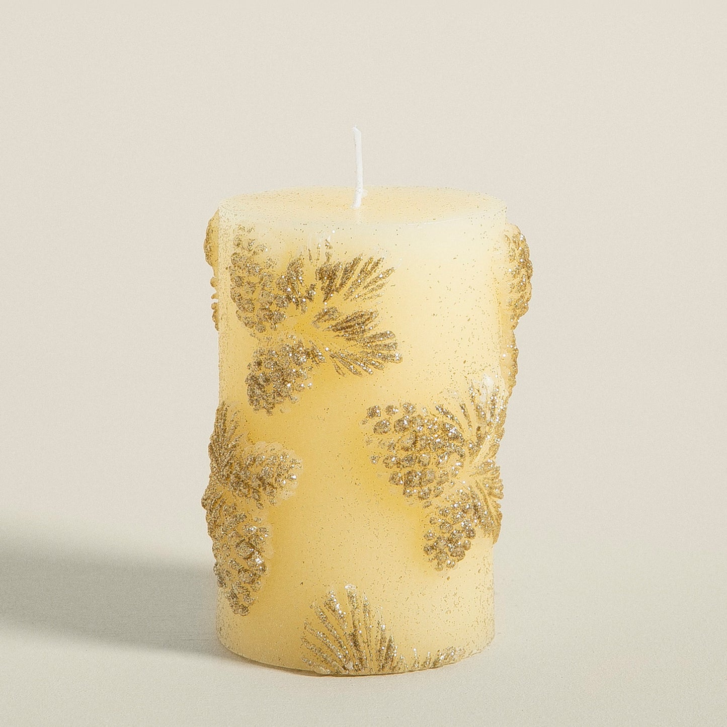 Candle | Pinecone - Gold