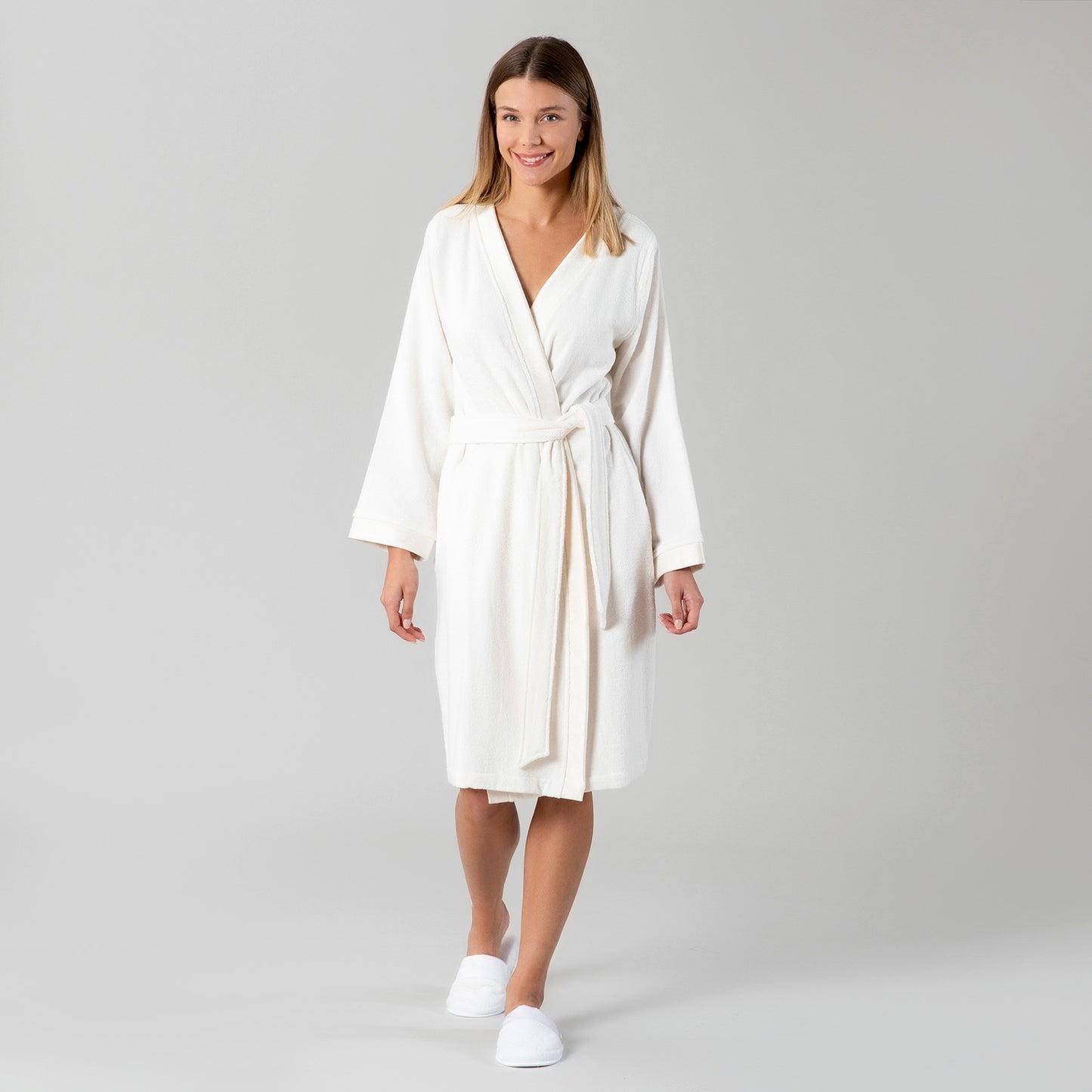 Women's Bathrobe | Floss - Ecru