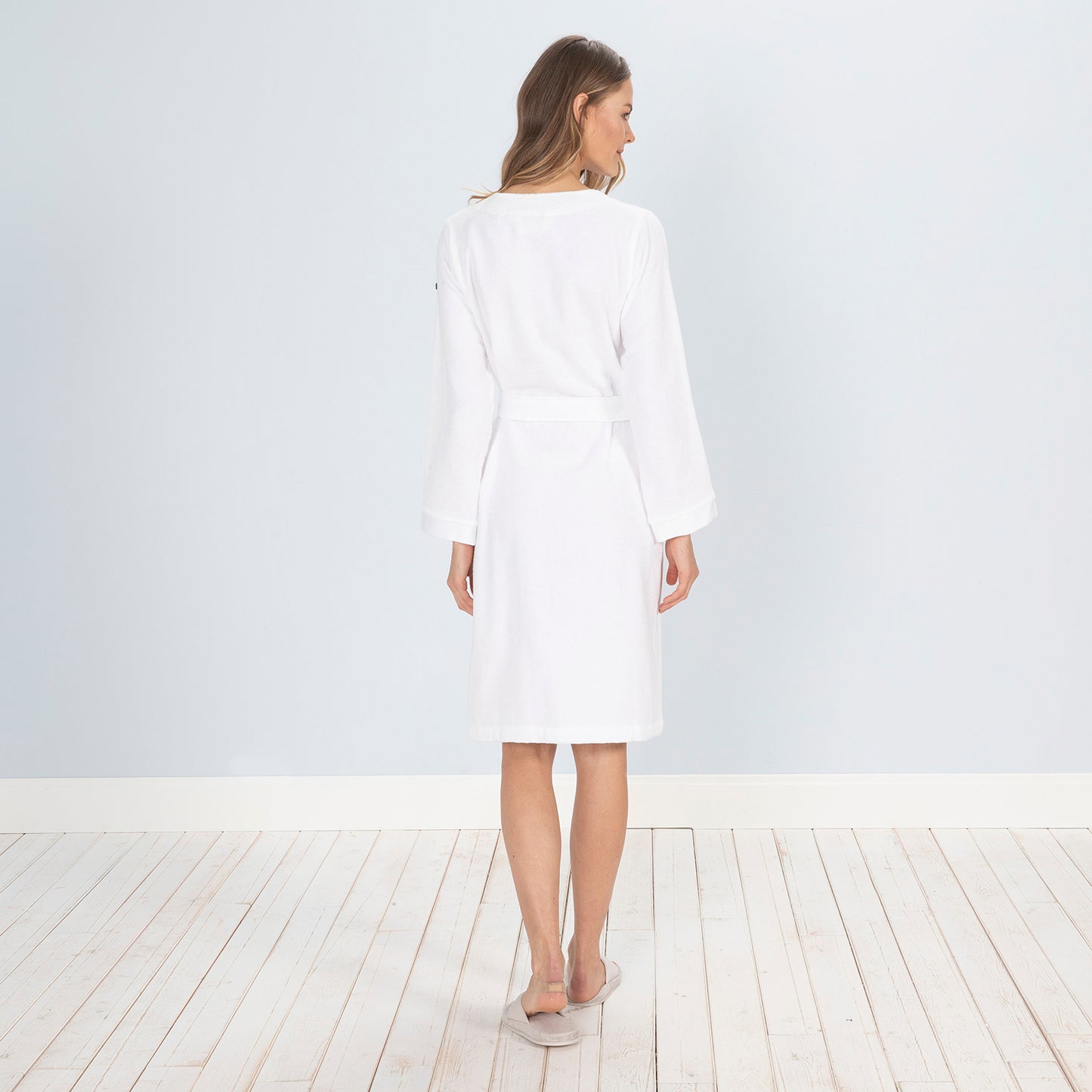 Women's Bathrobe | Floss - White
