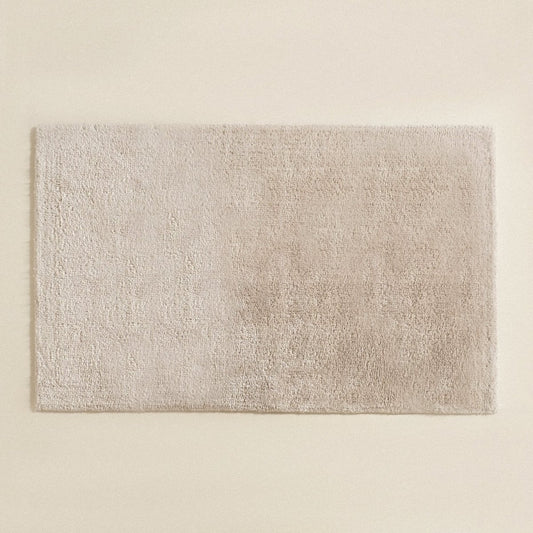 Badmat | Solid - Sand Beige | Bamboe & Katoen - Pure Harmony