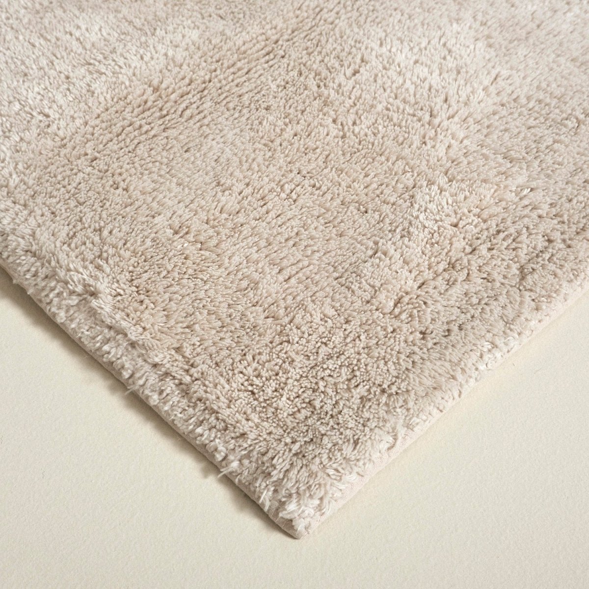 Badmat | Solid - Sand Beige | Bamboe & Katoen - Pure Harmony