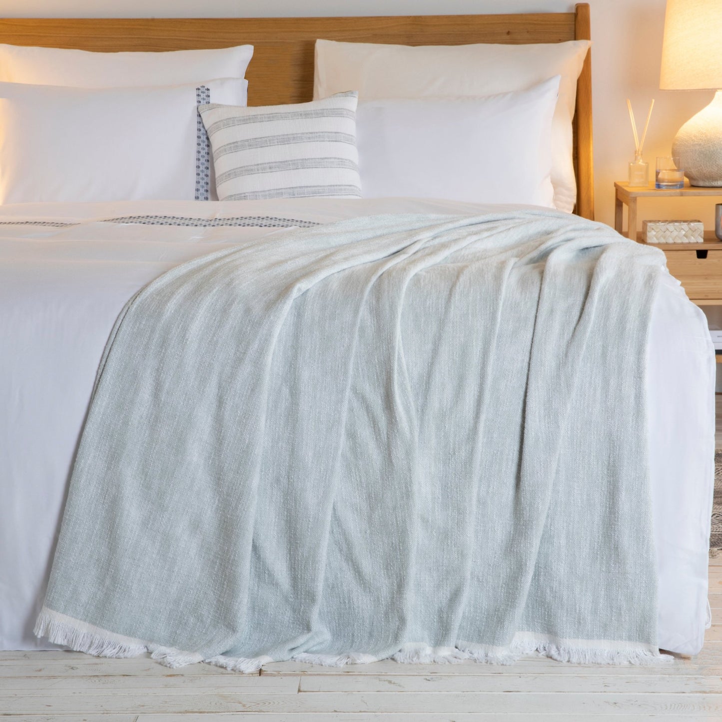 Bedsprei | Fumar - Rookgrijs | 100% Katoen - Pure Harmony