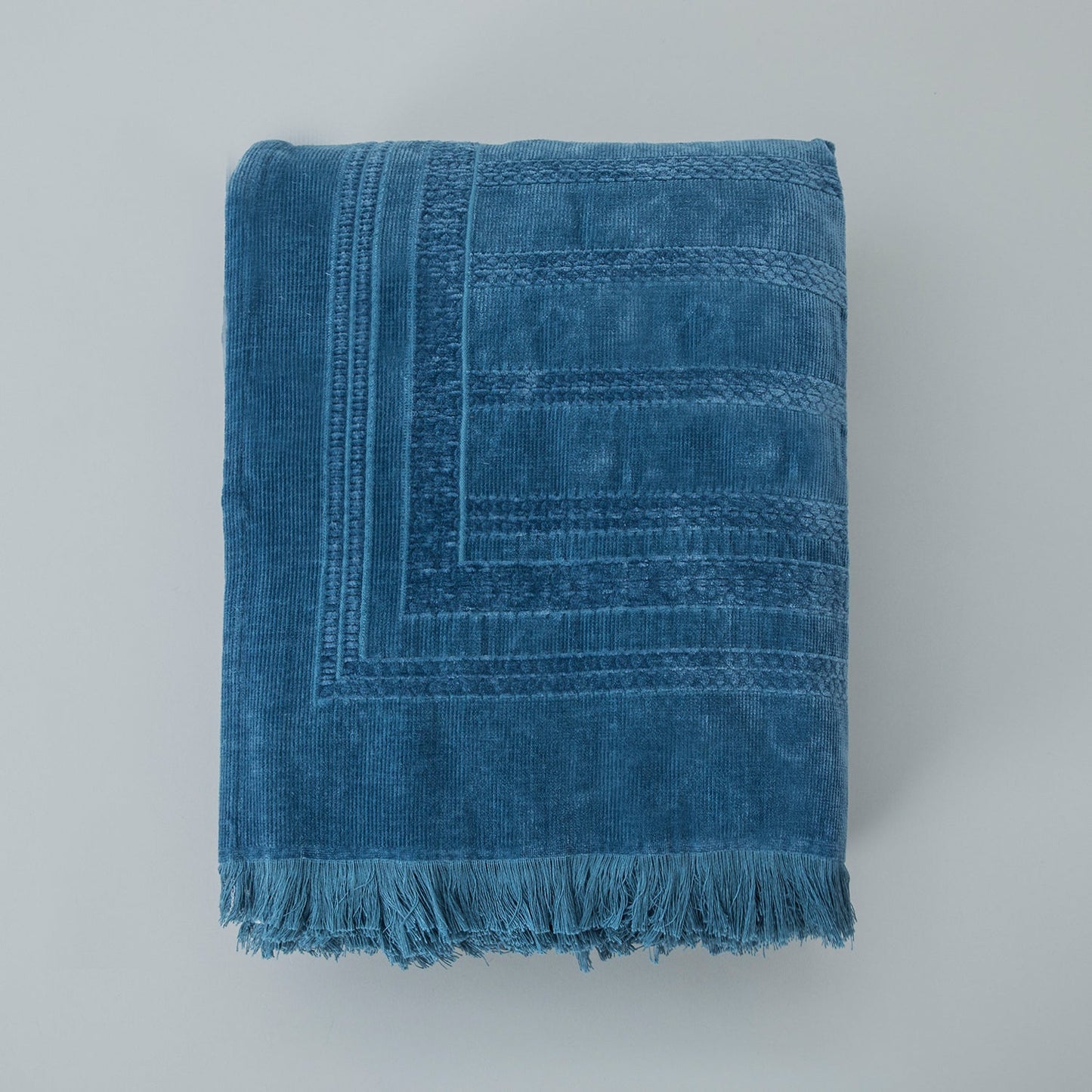 Bedsprei Set | Especial - Donkerblauw | Linnen & Katoen - Pure Harmony