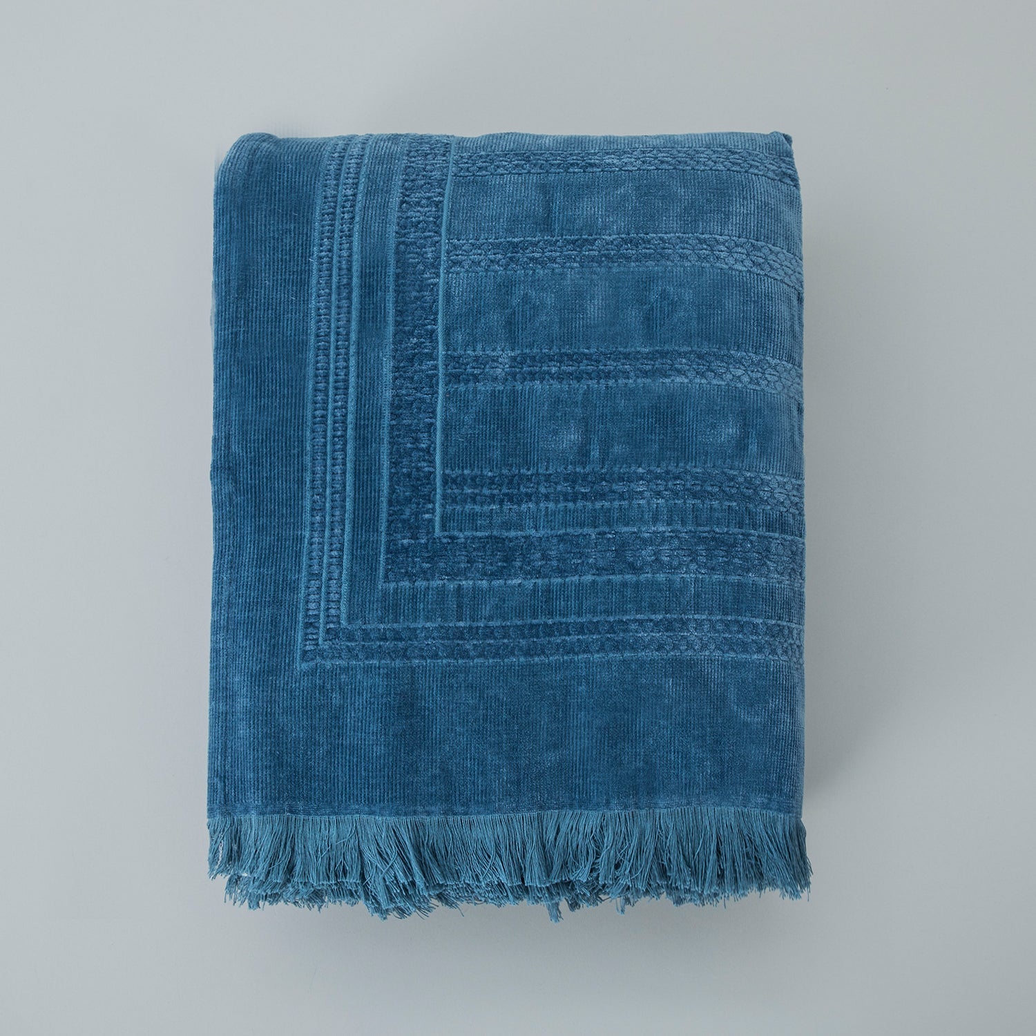 Bedsprei Set | Especial - Donkerblauw | Linnen & Katoen - Pure Harmony