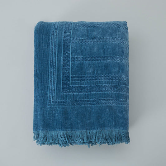 Bedsprei Set | Especial - Donkerblauw | Linnen & Katoen - Pure Harmony