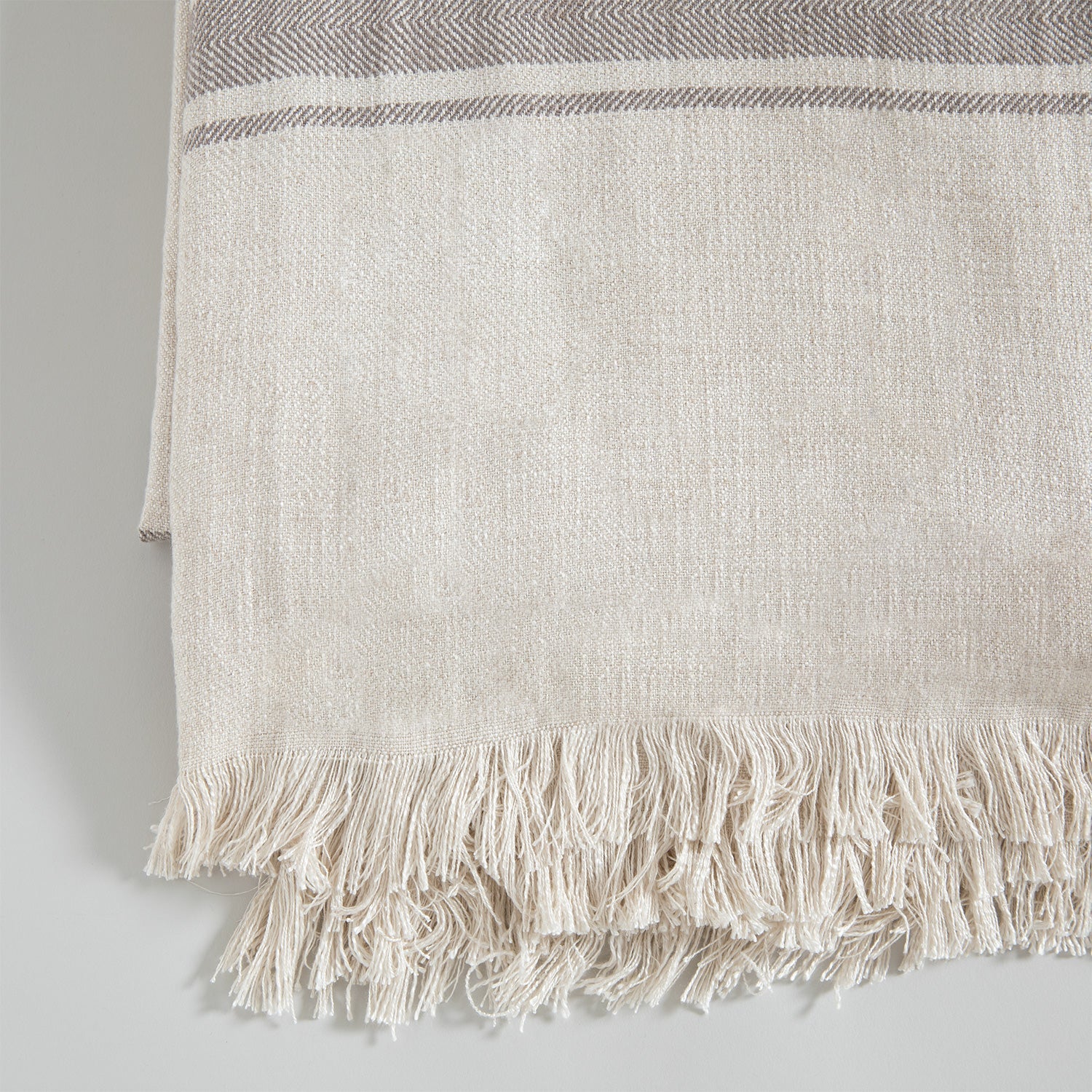 Bedsprei | Simple - Beige | Viscose & Linnen - Pure Harmony