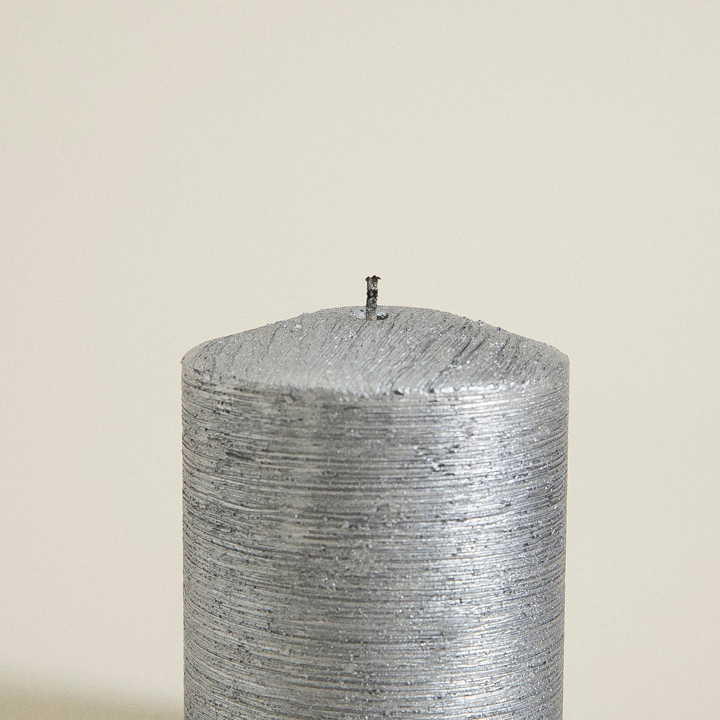 Decoratieve Kaars | Pillar - Zilver - Pure Harmony