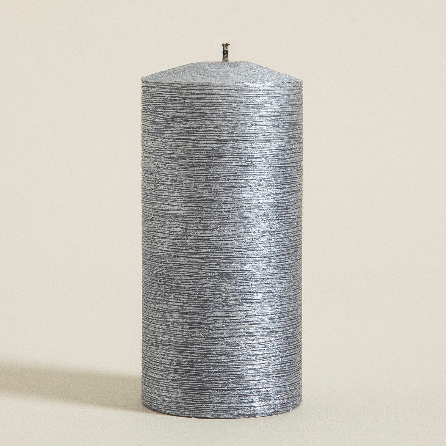 Decoratieve Kaars | Pillar - Zilver - Pure Harmony