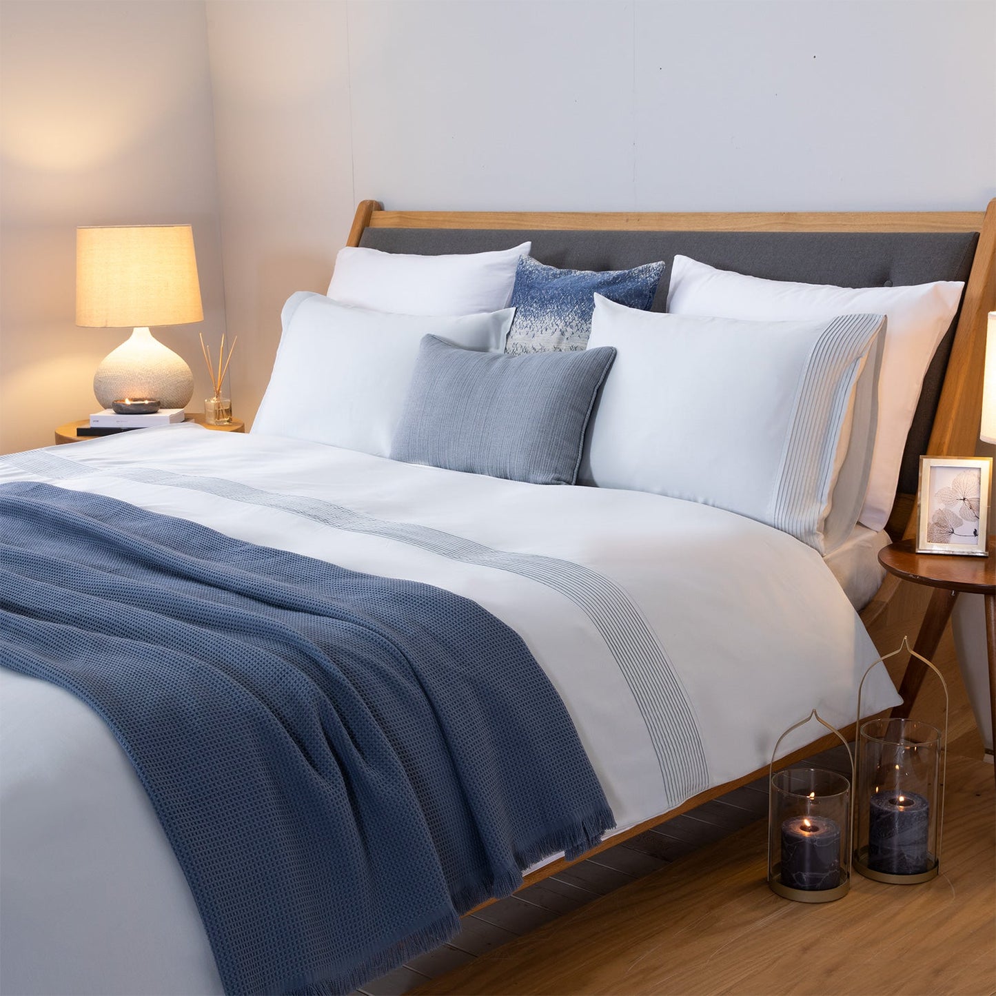 Dekbedovertrekset | Carra - Rookgrijs | Bamboe & Katoen - Pure Harmony