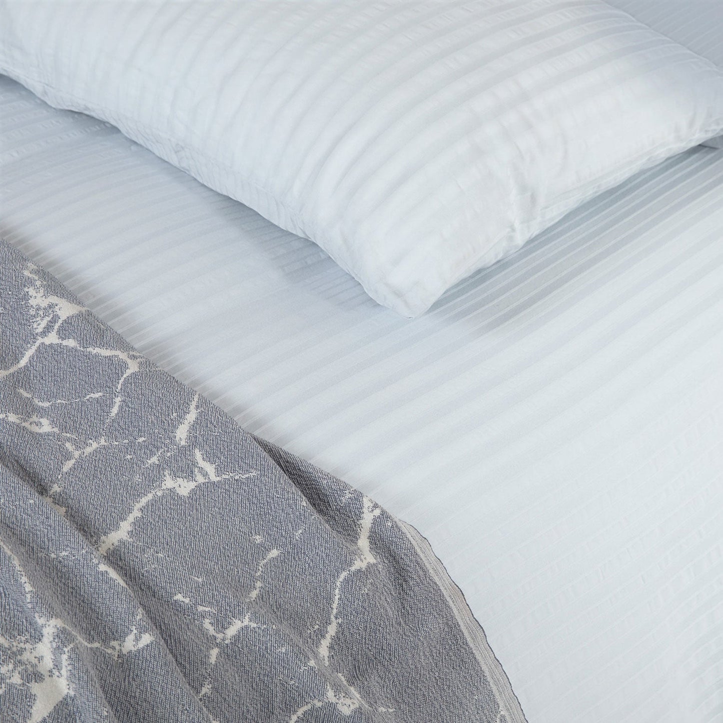 Dekbedovertrekset | Claudia - Rookgrijs | Bamboe & Katoen - Pure Harmony