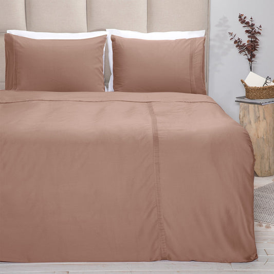 Dekbedovertrekset | Cleto - Koper | Bamboe & Katoen - Pure Harmony