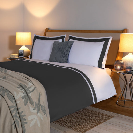 Dekbedovertrekset | Especial - As/Donkergrijs | Bamboe & Katoen - Pure Harmony
