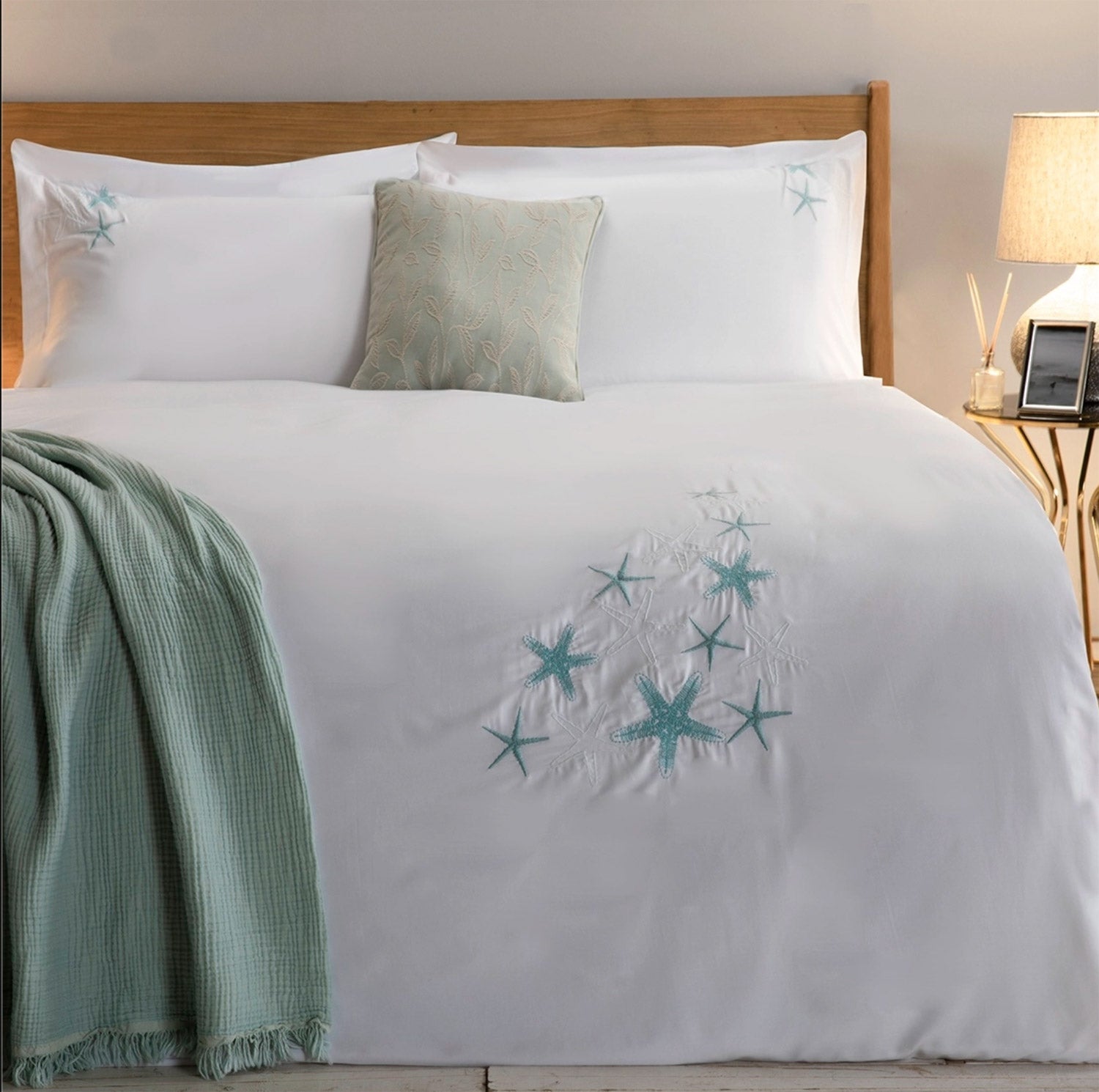 Dekbedovertrekset | Evony - Wit | Bamboe & Katoen - Pure Harmony