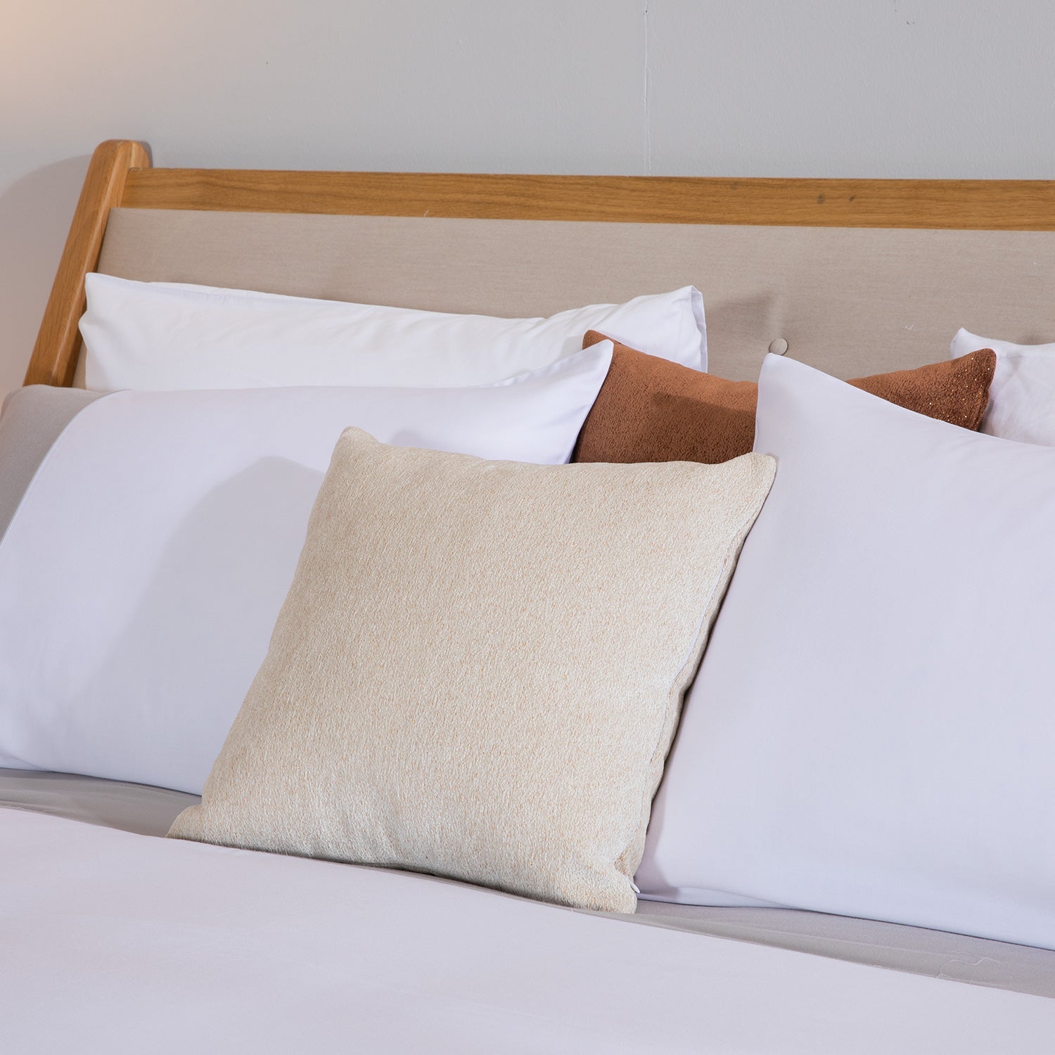 Dekbedovertrekset | Fuerte - Wit/Donkergrijs | Bamboe & Katoen - Pure Harmony