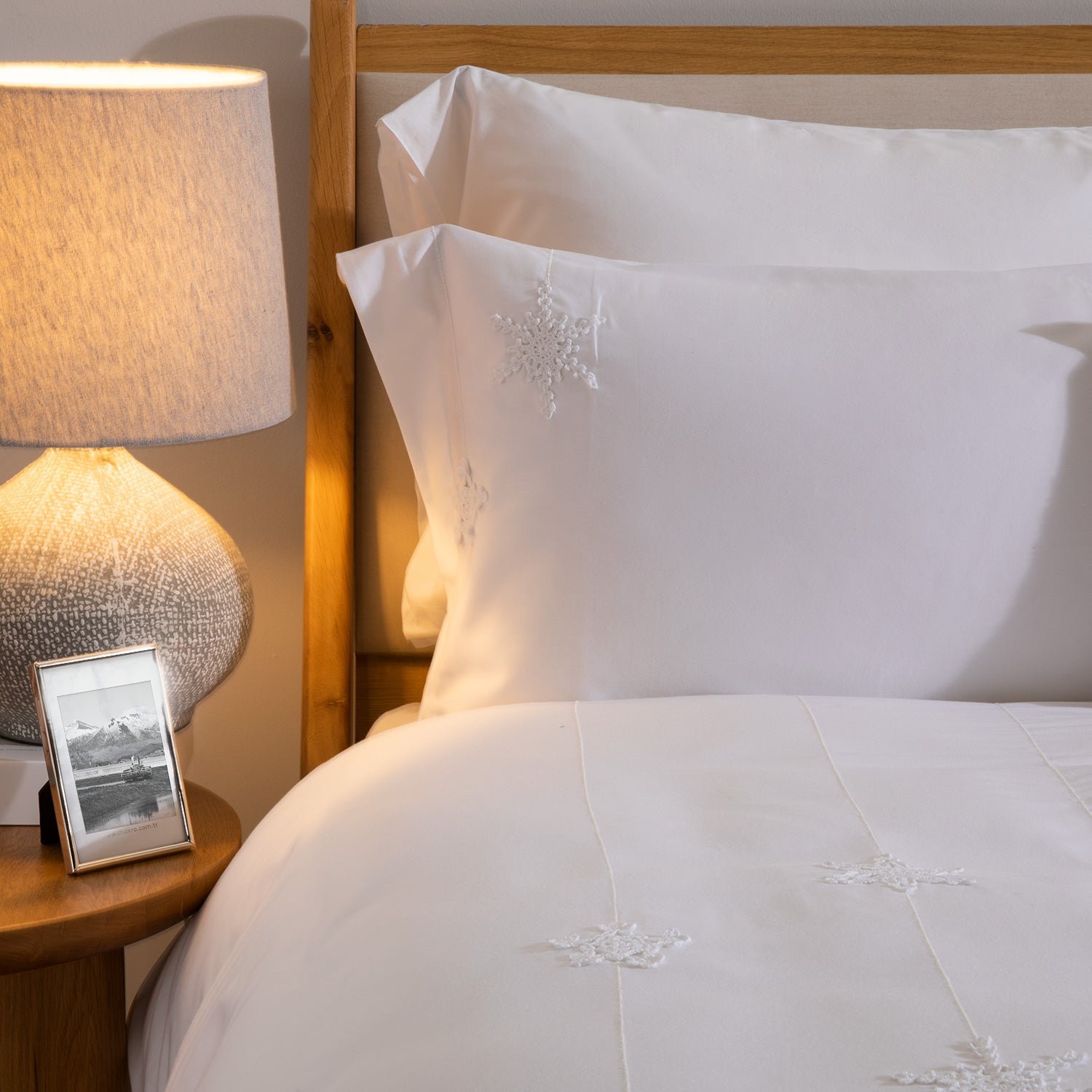 Dekbedovertrekset | Jolie - Wit | Bamboe & Katoen - Pure Harmony