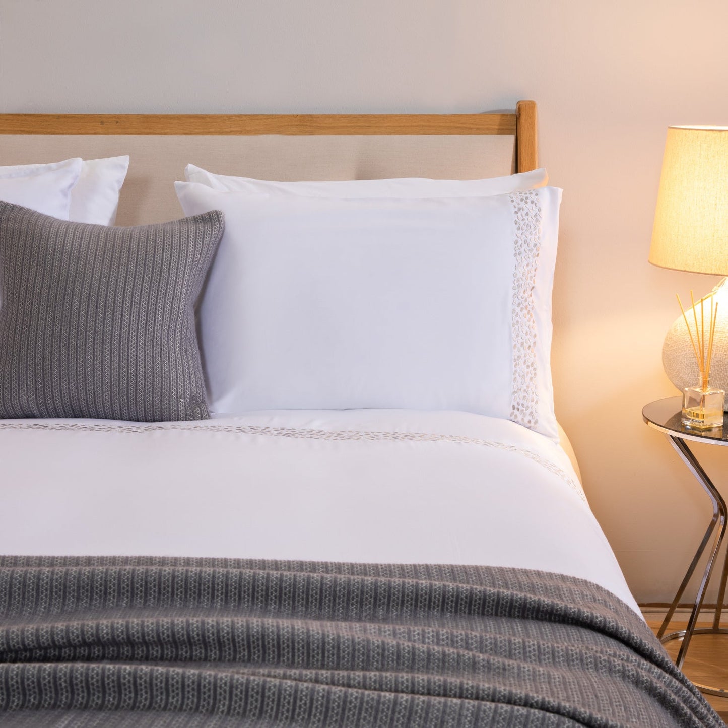 Dekbedovertrekset | Nido - Wit | Bamboe & Katoen - Pure Harmony