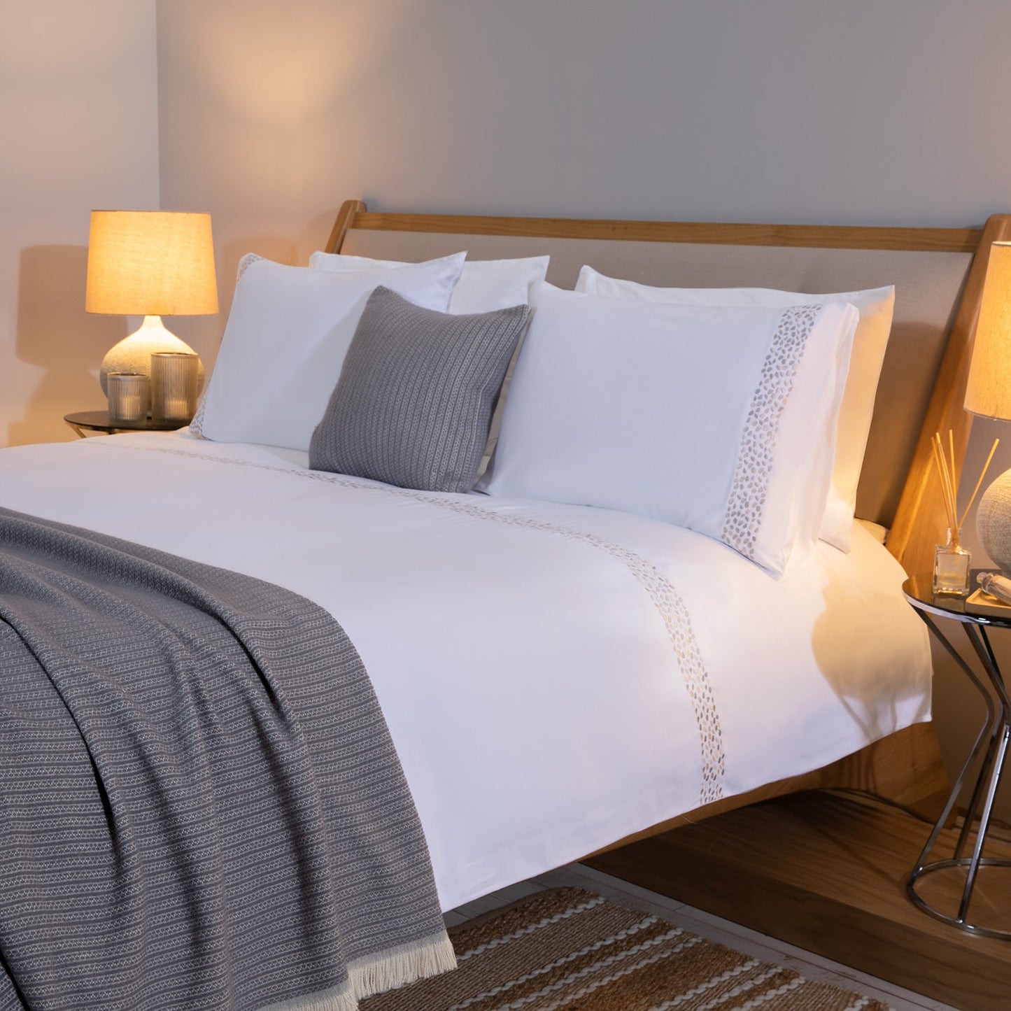 Dekbedovertrekset | Nido - Wit | Bamboe & Katoen - Pure Harmony