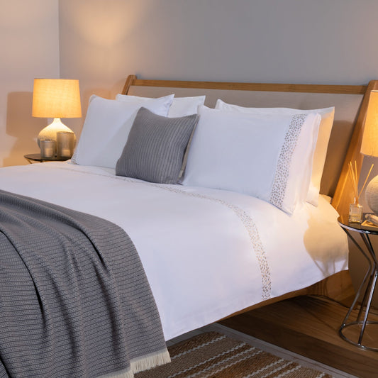 Dekbedovertrekset | Nido - Wit | Bamboe & Katoen - Pure Harmony