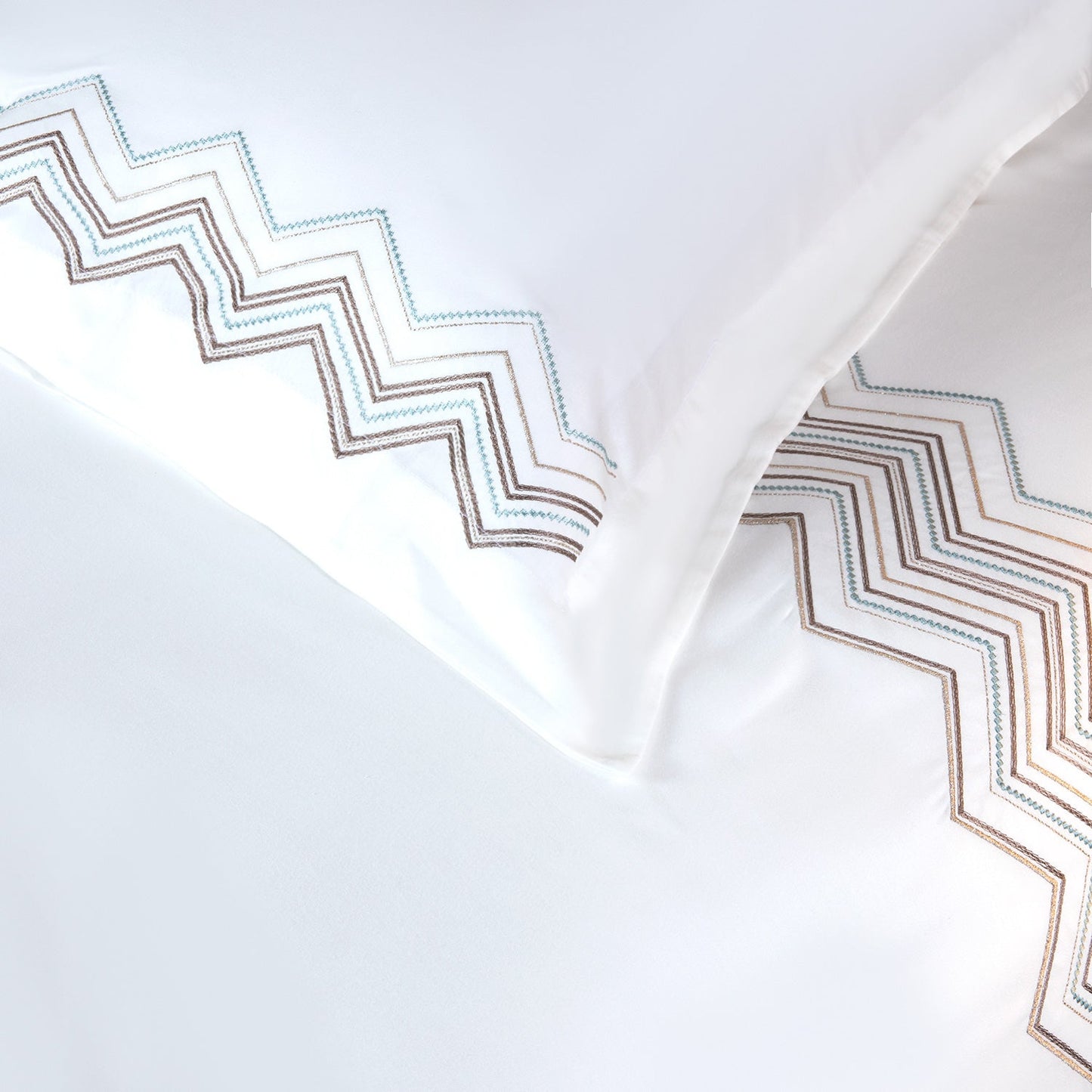 Dekbedovertrekset | Rayas - Ecru | Bamboe & Katoen - Pure Harmony