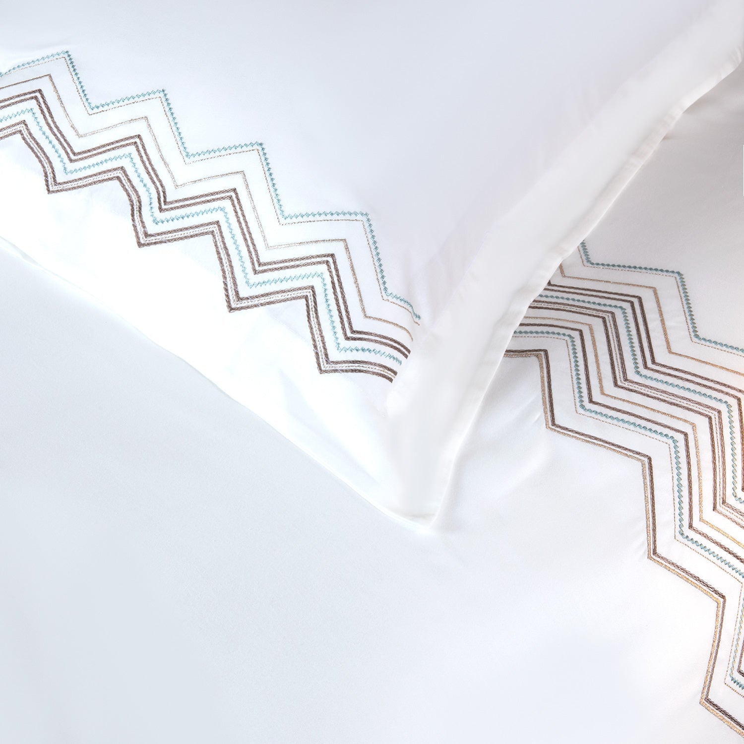 Dekbedovertrekset | Rayas - Ecru | Bamboe & Katoen - Pure Harmony