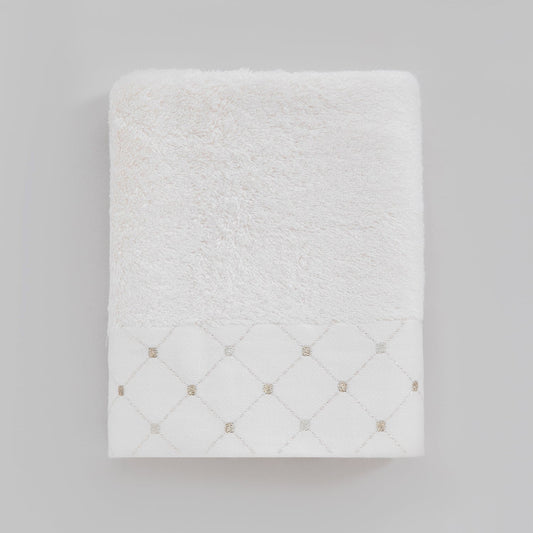 Handdoek | Cela - Ecru | Bamboe & Katoen - Pure Harmony