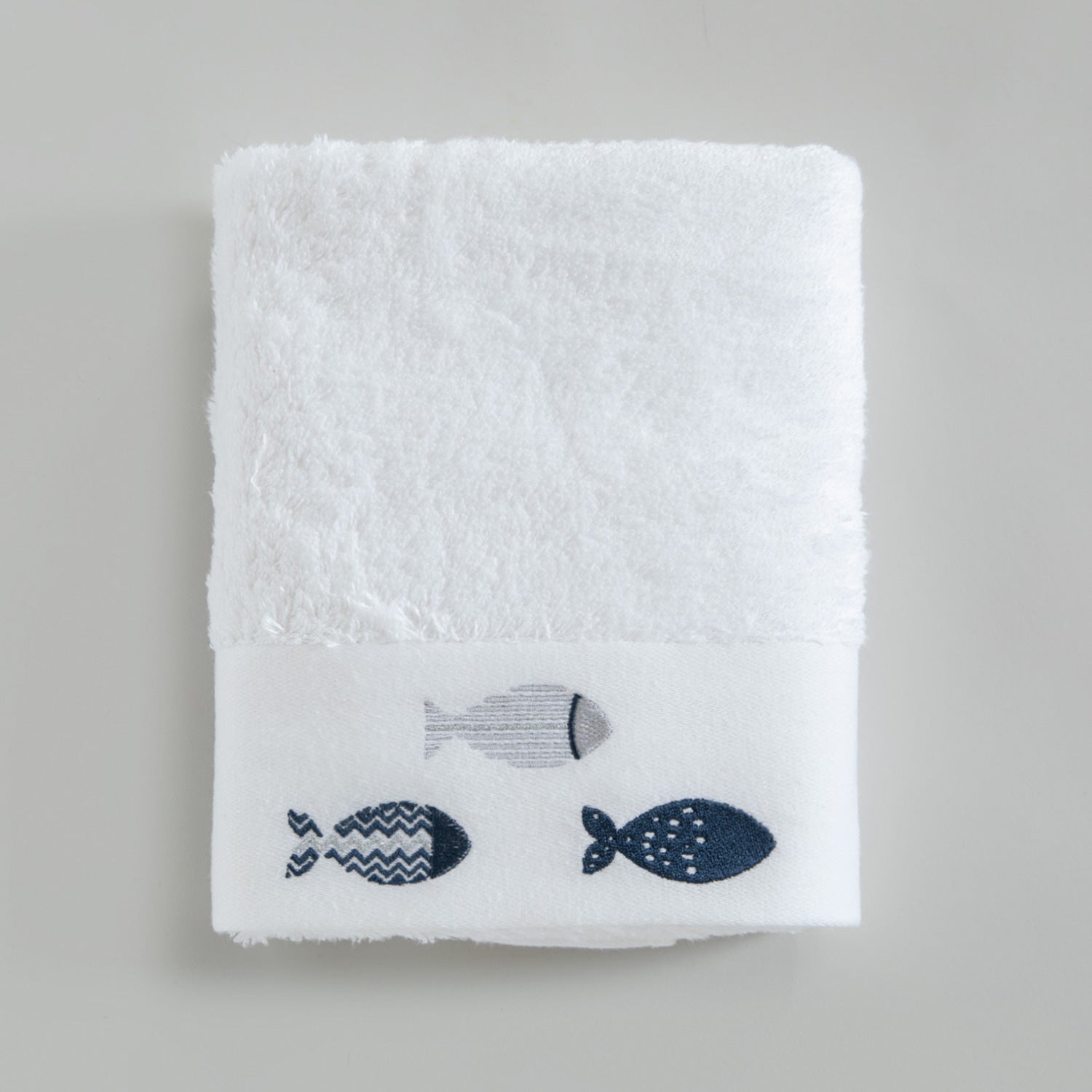 Handdoek | Delmy - Wit | Bamboe & Katoen - Pure Harmony