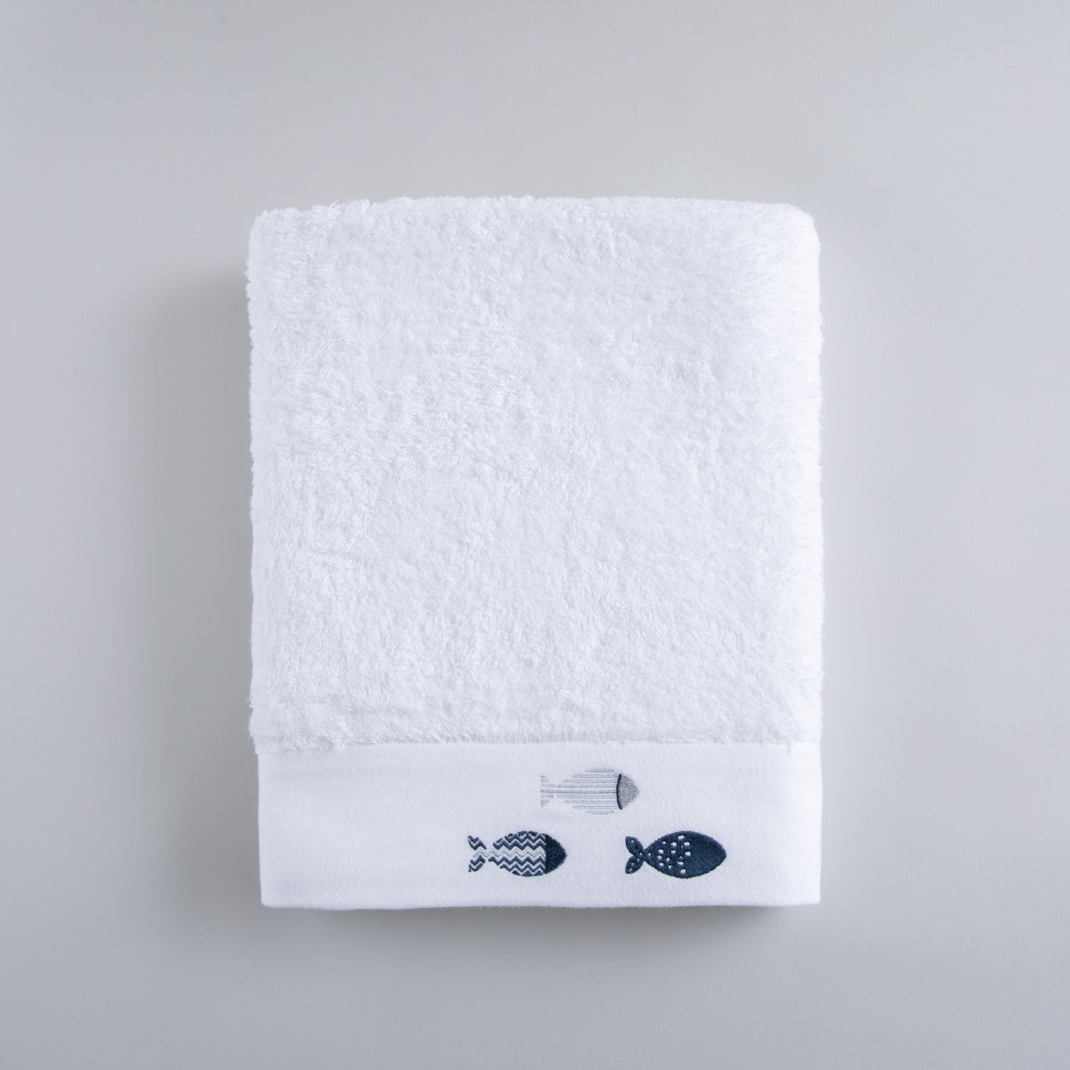 Handdoek | Delmy - Wit | Bamboe & Katoen - Pure Harmony