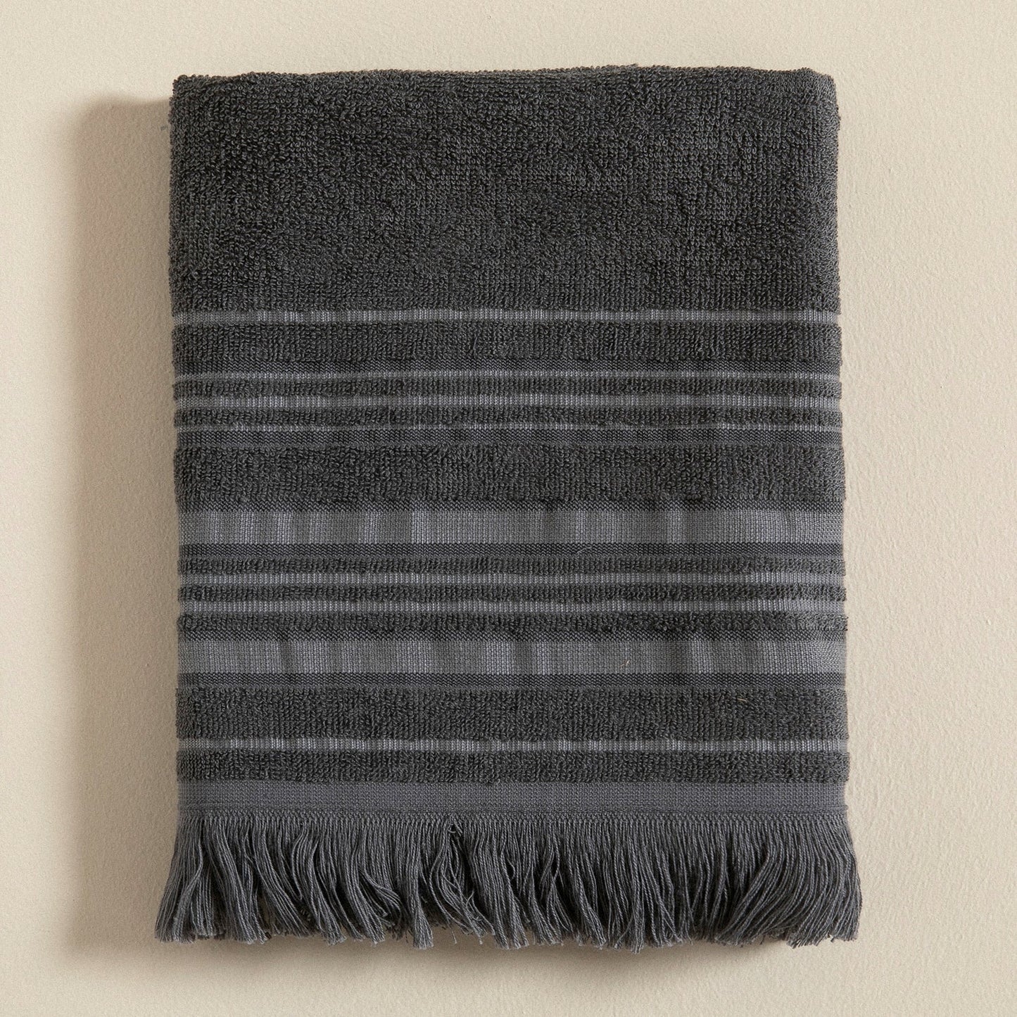 Handdoek | Derin - Asgrijs | Bamboe & Katoen - Pure Harmony