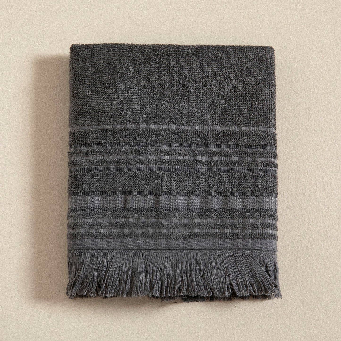 Handdoek | Derin - Asgrijs | Bamboe & Katoen - Pure Harmony