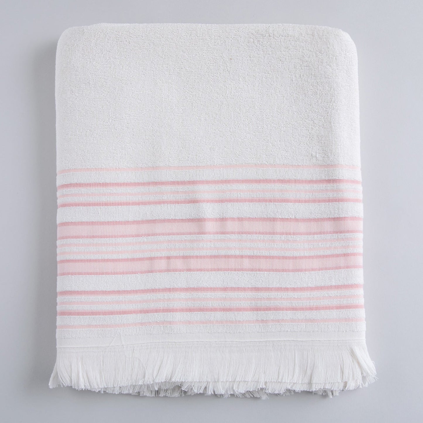 Handdoek | Derin - Ecru/Roze | Bamboe & Katoen - Pure Harmony