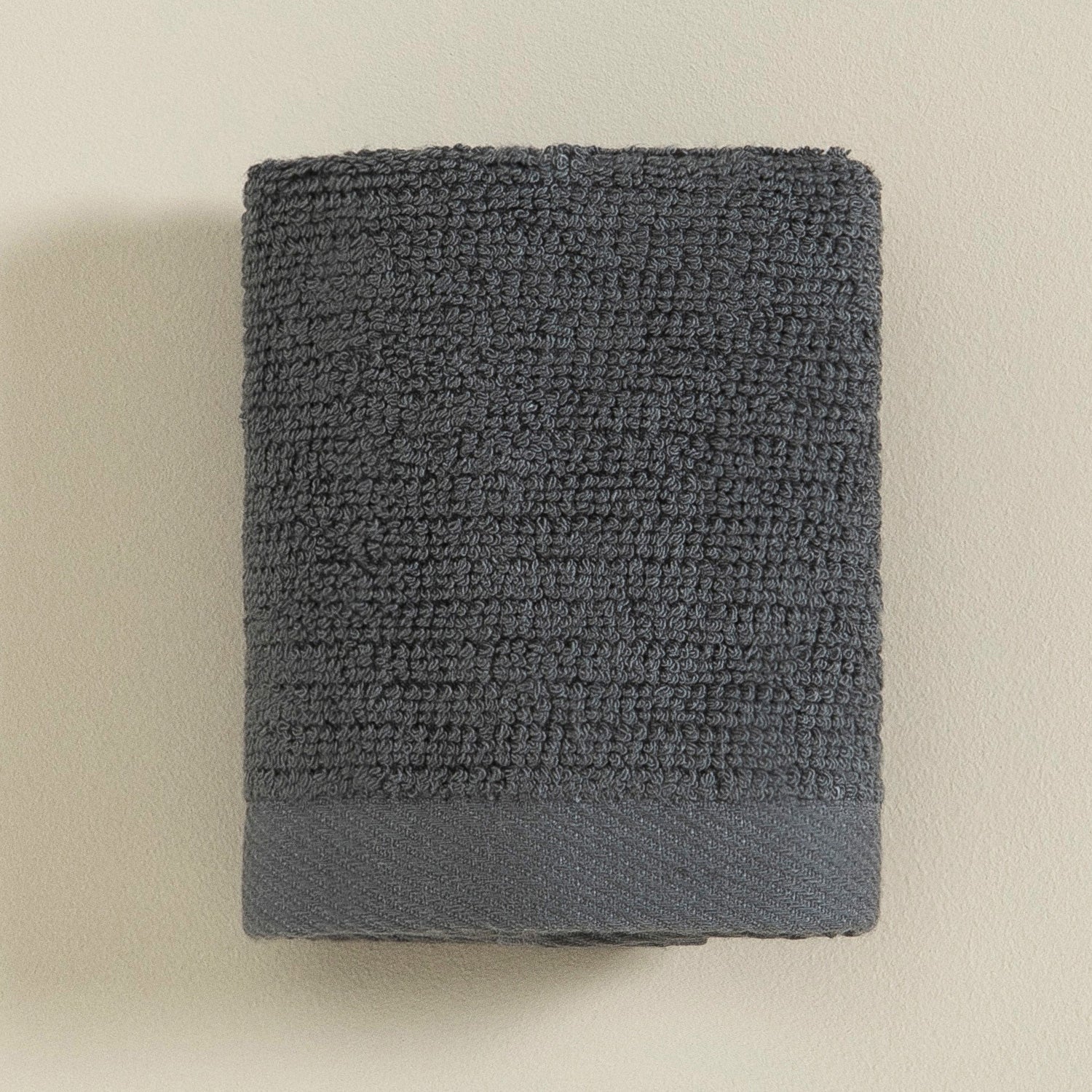 Handdoek | Felipe - Asgrijs | Bamboe & Katoen - Pure Harmony