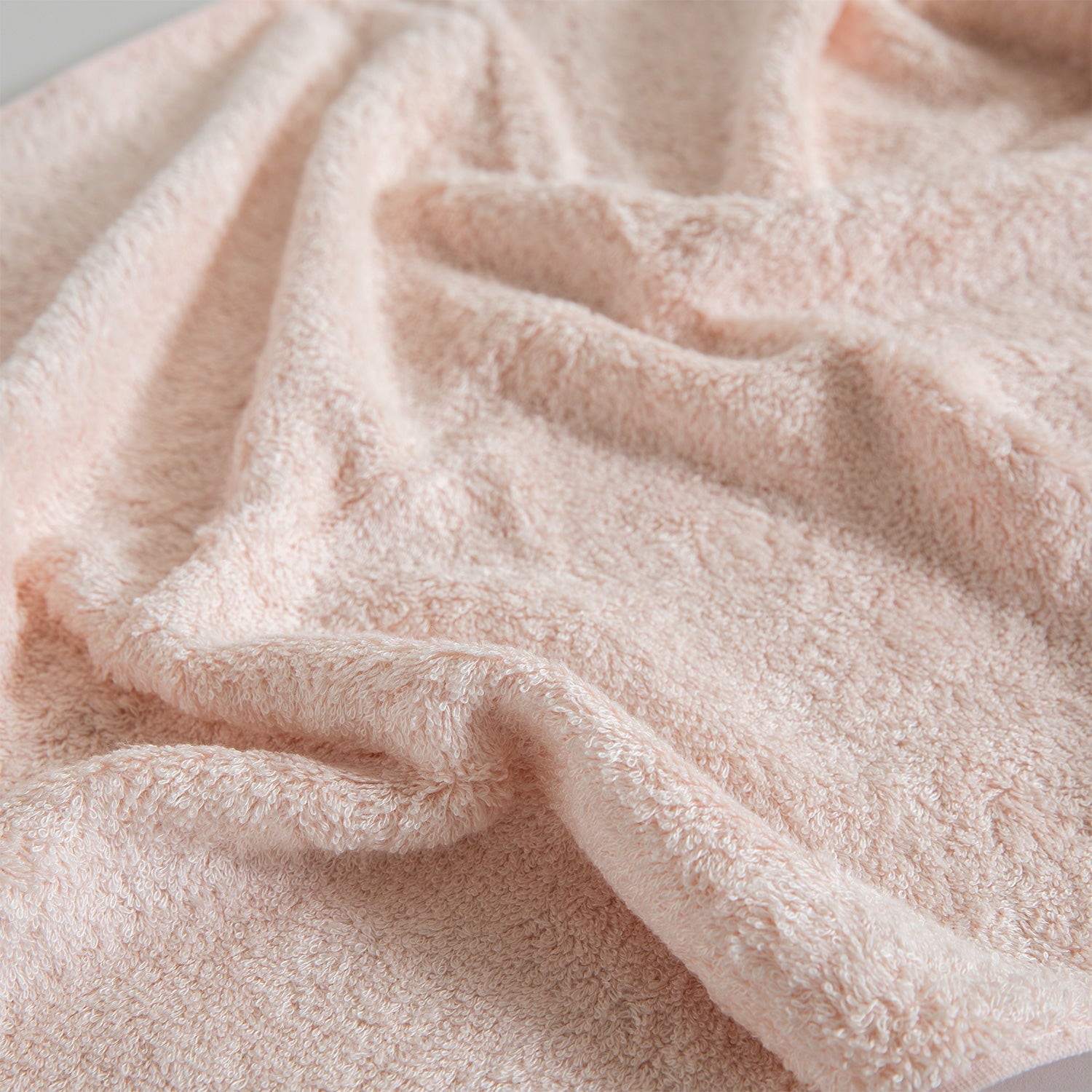 Handdoek | Solid - Lichtroze | Bamboe & Katoen - Pure Harmony