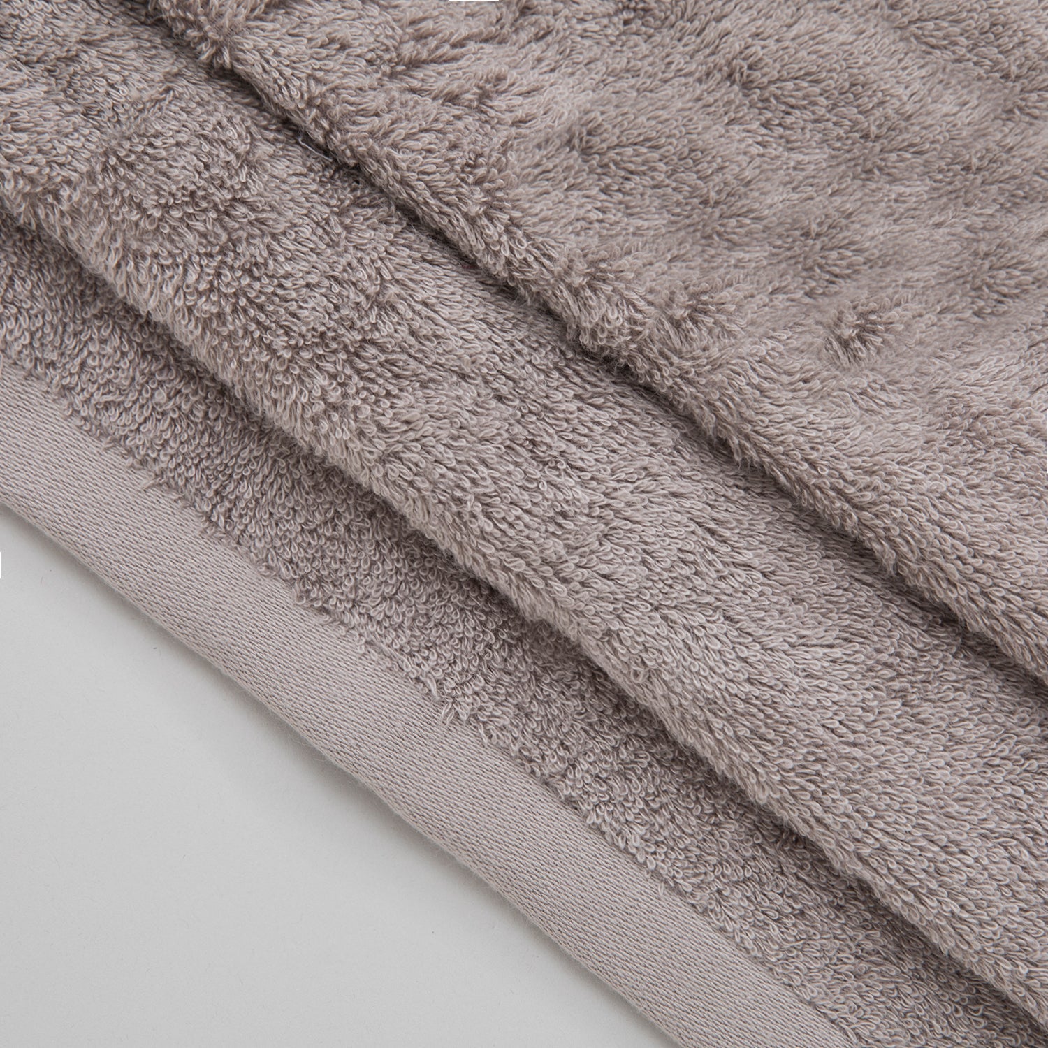 Handdoek | Solid - Mink | Bamboe & Katoen - Pure Harmony