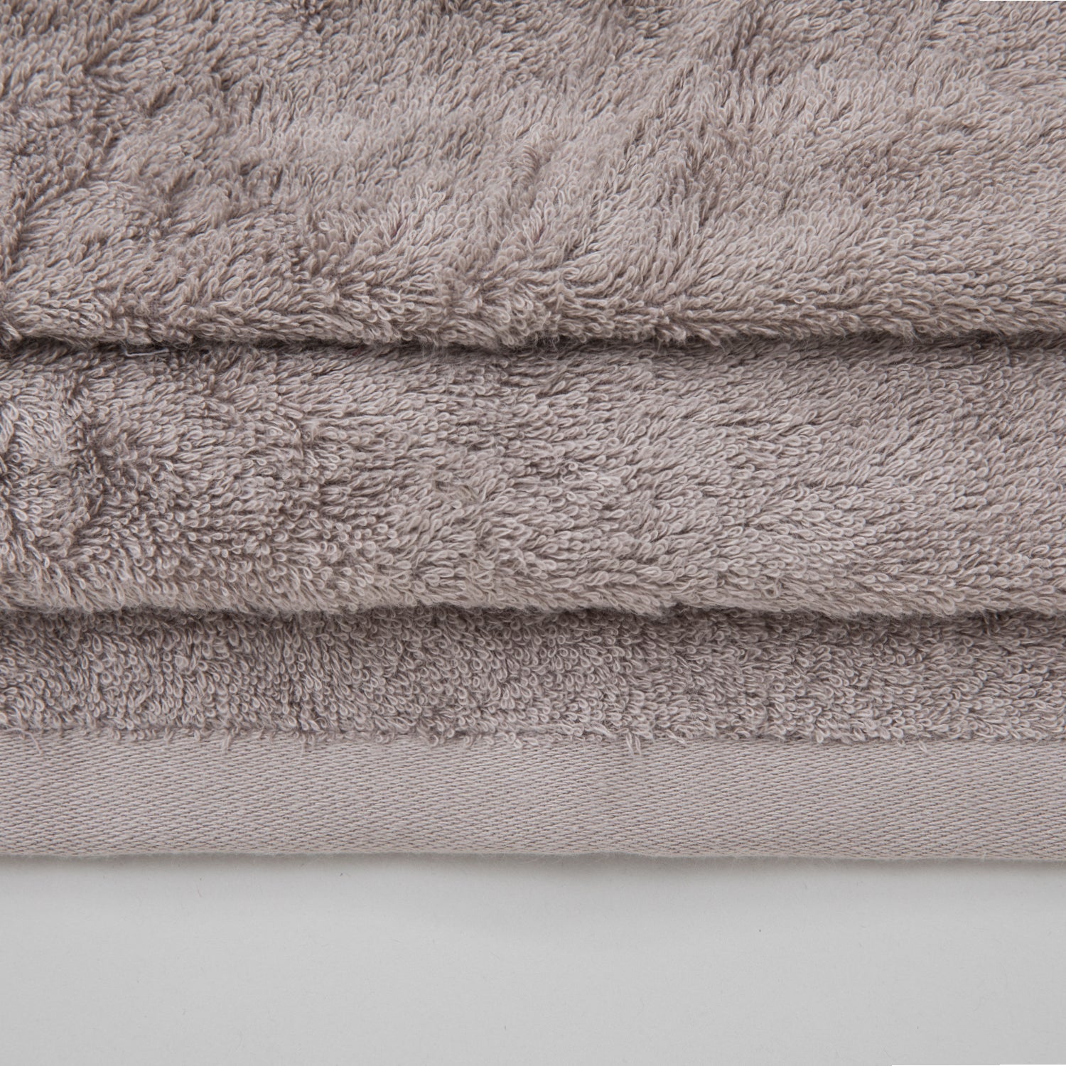 Handdoek | Solid - Mink | Bamboe & Katoen - Pure Harmony