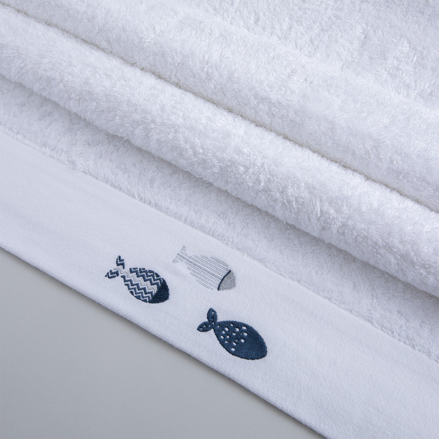 Handdoekenset | Delmy - Wit | Bamboe & Katoen - Pure Harmony